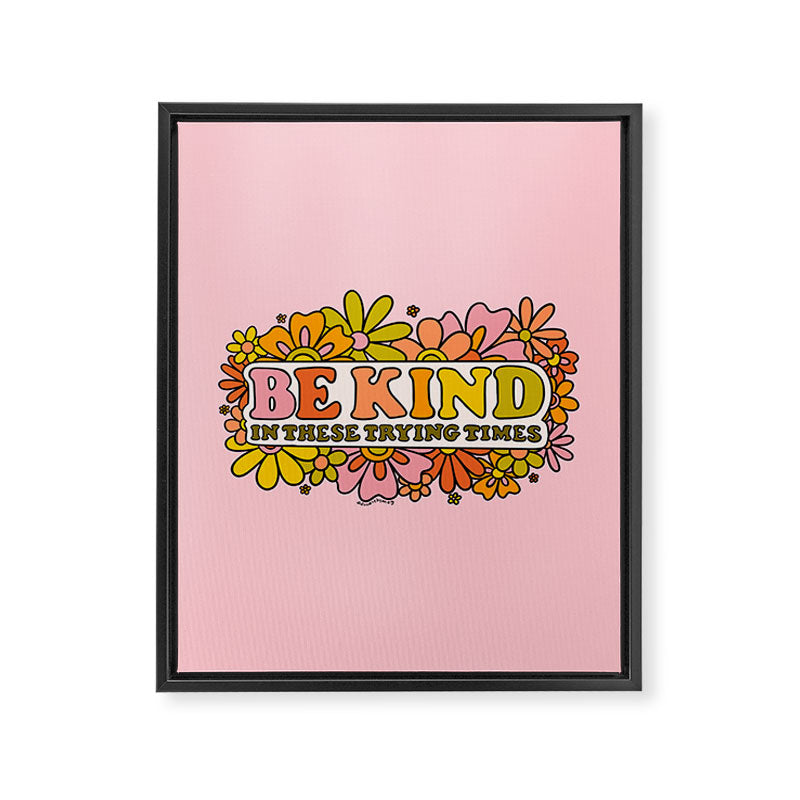 Be Kind Framed Canvas Print Gallery Image 8