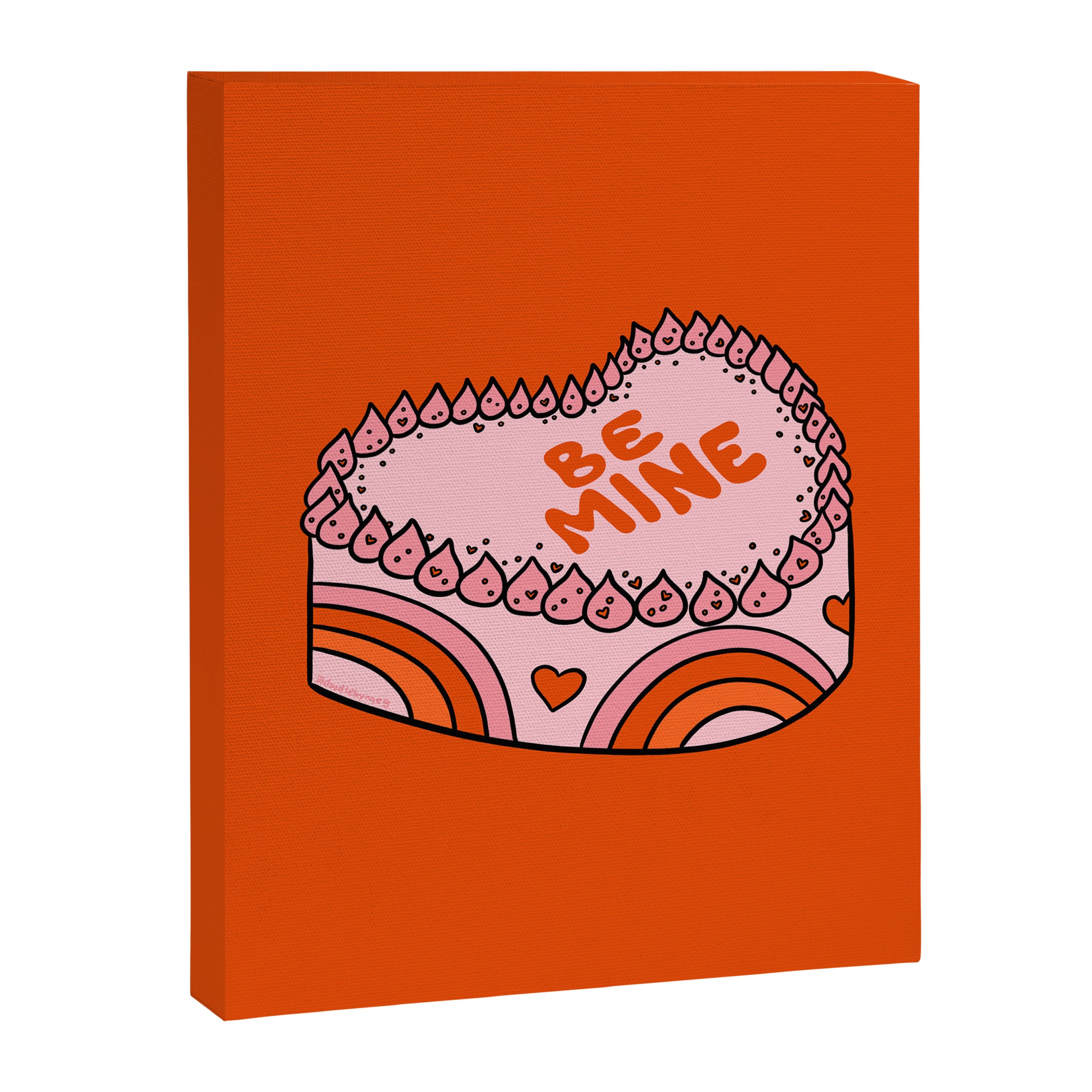 Be Mine Cake Canvas Print Gallery Image 8