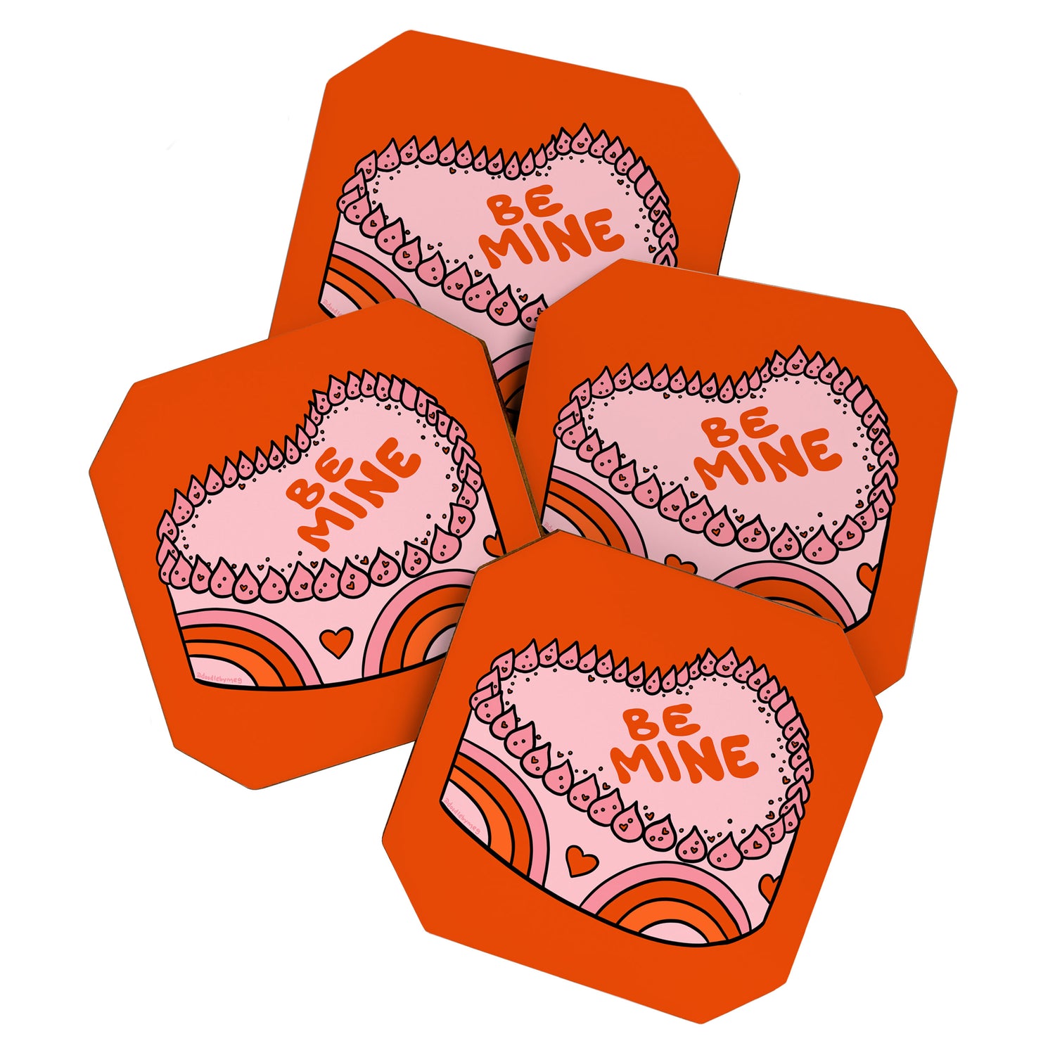 Be Mine Cake Coaster Gallery Image 1