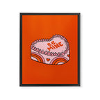 Be Mine Cake Framed Canvas Print Gallery Image 8
