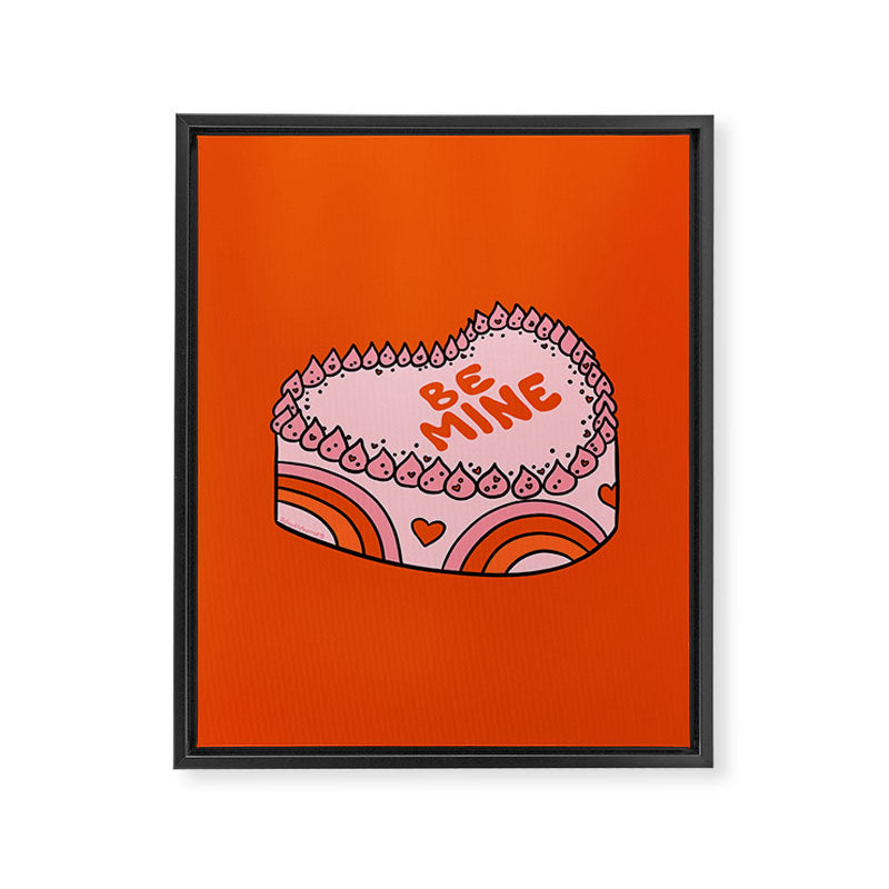 Be Mine Cake Framed Canvas Print Gallery Image 8