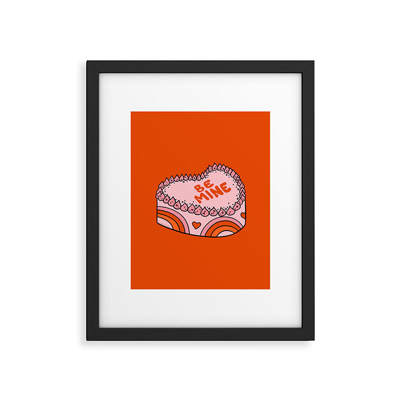Be Mine Cake Framed Art Print Gallery Image 6