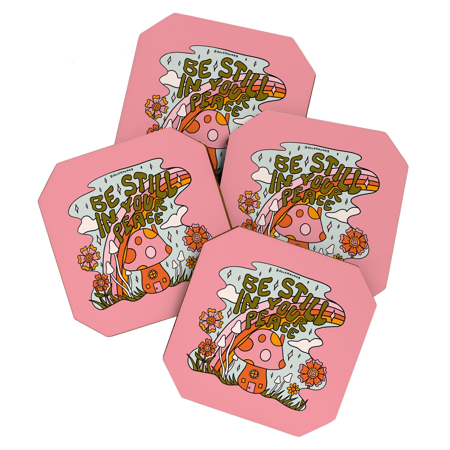 Be Still In Your Peace Coaster Gallery Image 1