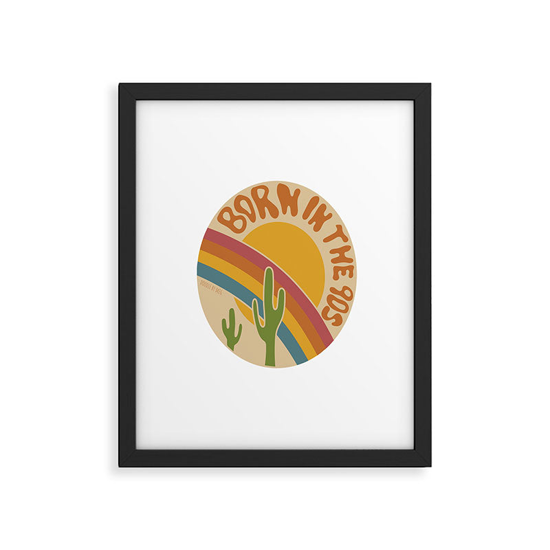 Born in the 90s Framed Art Print Gallery Image 6