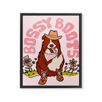 Bossy Boots Framed Canvas Print Gallery Image 8