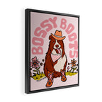 Bossy Boots Framed Canvas Print Gallery Image 2