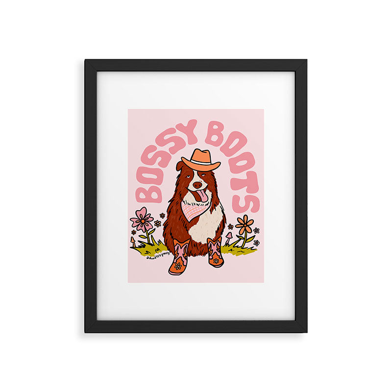 Bossy Boots Framed Art Print Gallery Image 6