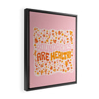 Boundaries Are Healthy Framed Canvas Print Gallery Image 2