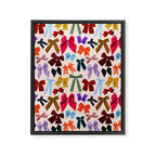 Bow Collage Print Framed Canvas Print Gallery Image 8