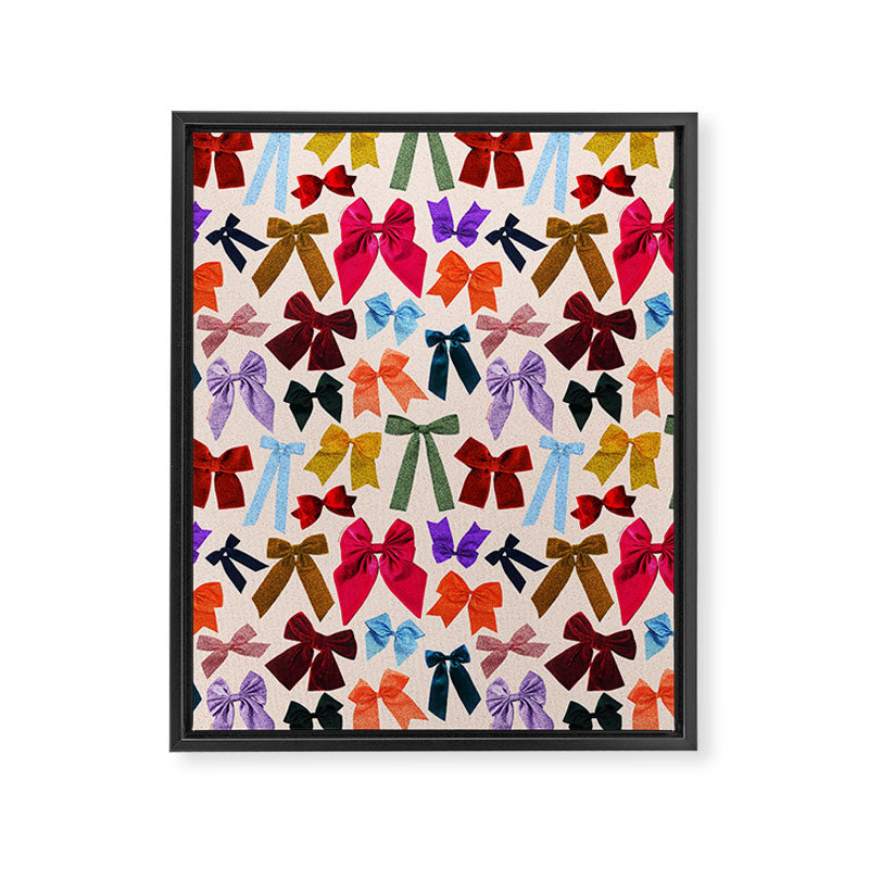 Bow Collage Print Framed Canvas Print Gallery Image 8