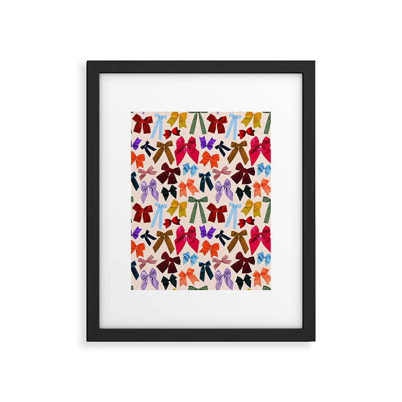 Bow Collage Print Framed Art Print Gallery Image 6