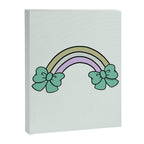 Bow Rainbow in Blue Canvas Print Gallery Image 8