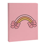 Bow Rainbow in Pink Canvas Print Gallery Image 8