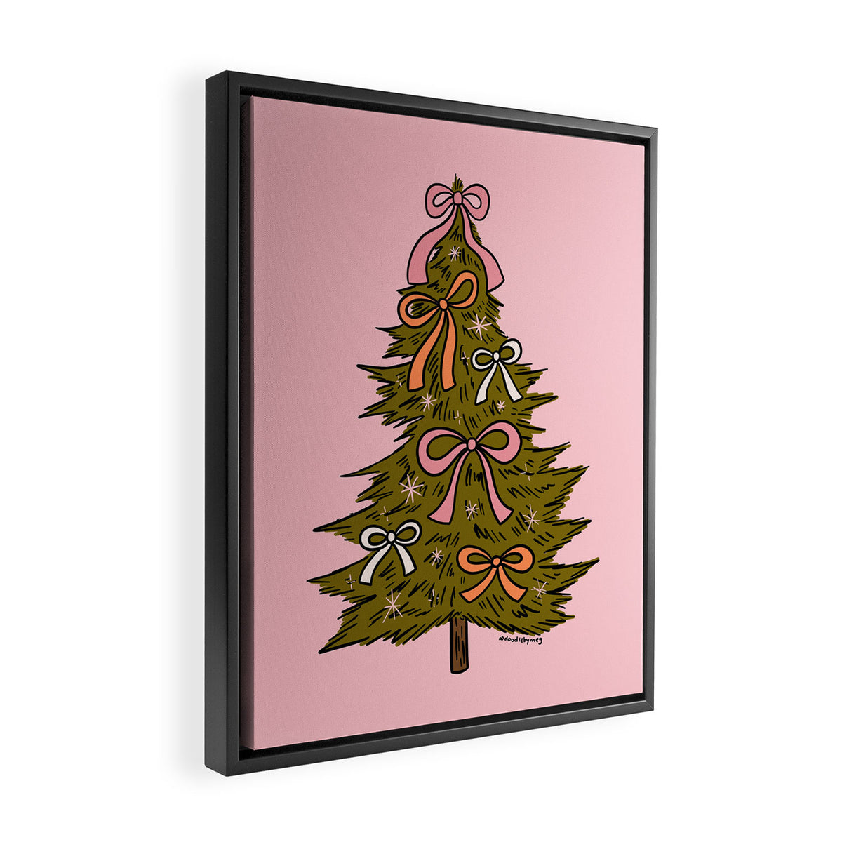 Bow Tree Framed Canvas Print Gallery Image 2