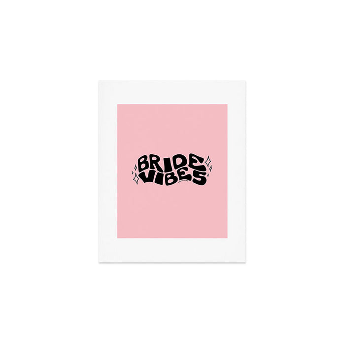Bride Vibes in Black Art Print Gallery Image 1