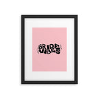 Bride Vibes in Black Framed Art Print Gallery Image 6