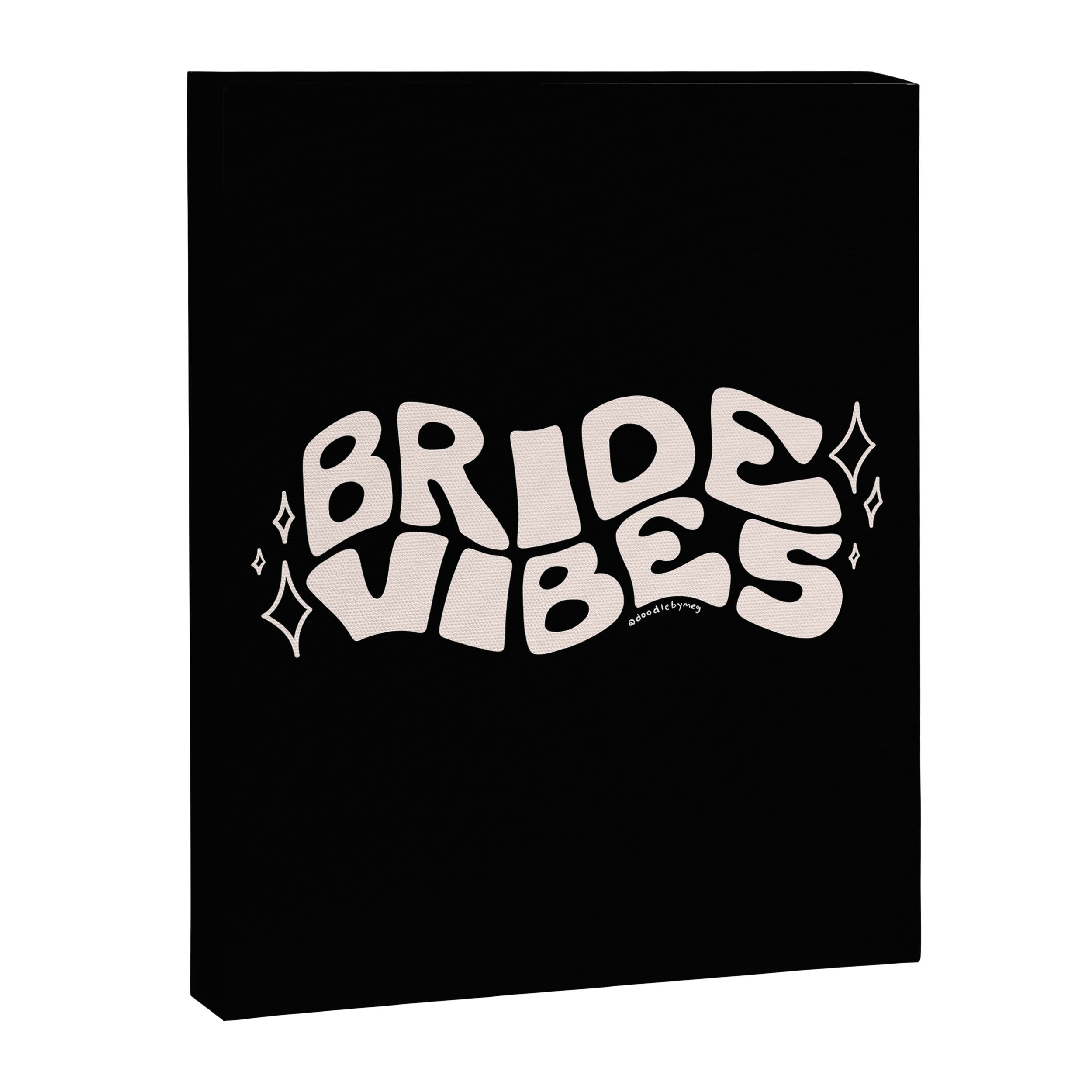 Bride Vibes in Cream Canvas Print Gallery Image 8