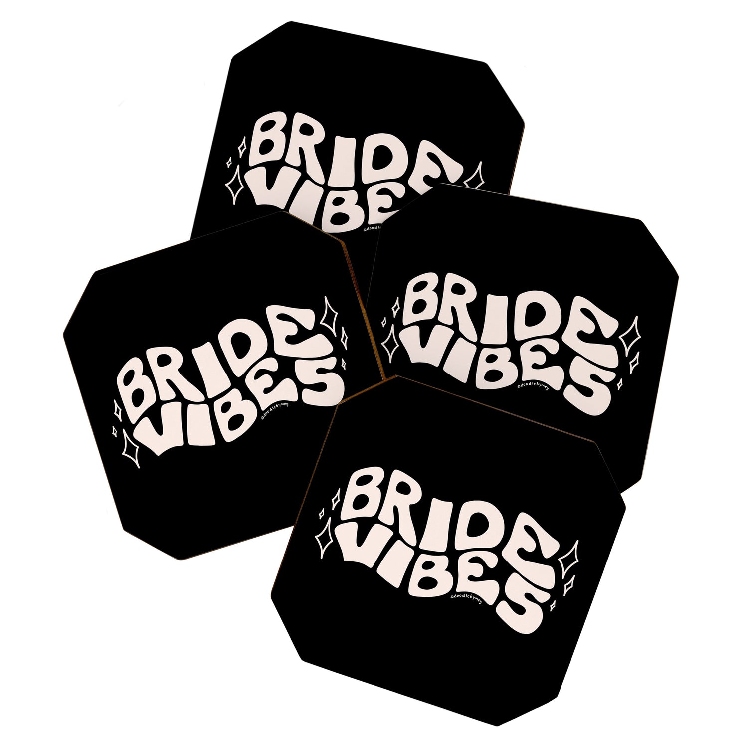 Bride Vibes in Cream Coaster Gallery Image 1