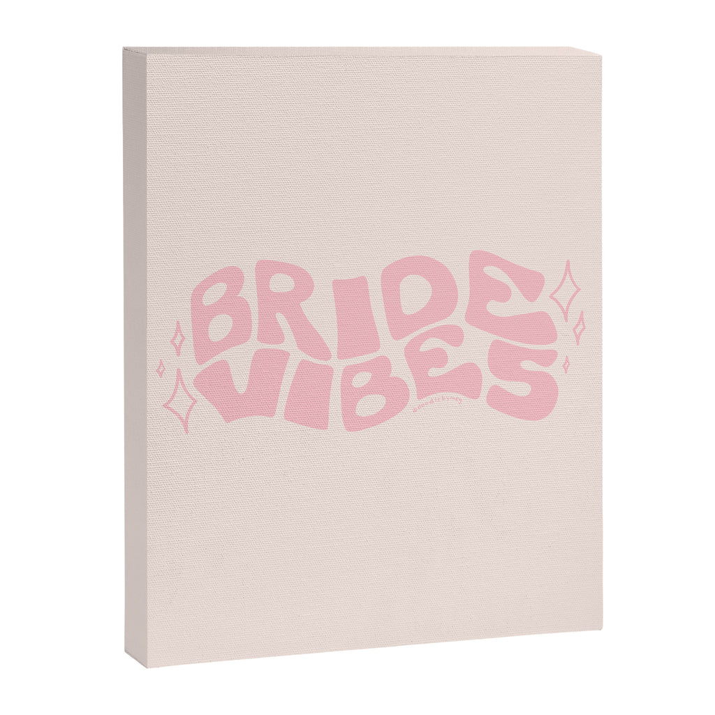 Bride Vibes in Pink Canvas Print Gallery Image 8