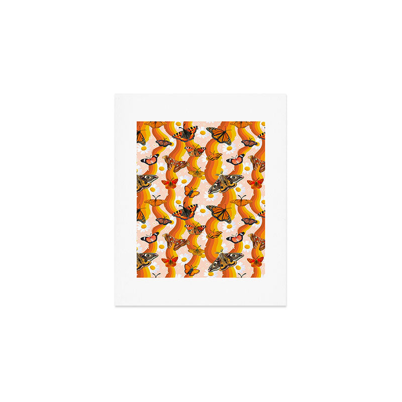 Butterfly Collage Print Art Print Gallery Image 1