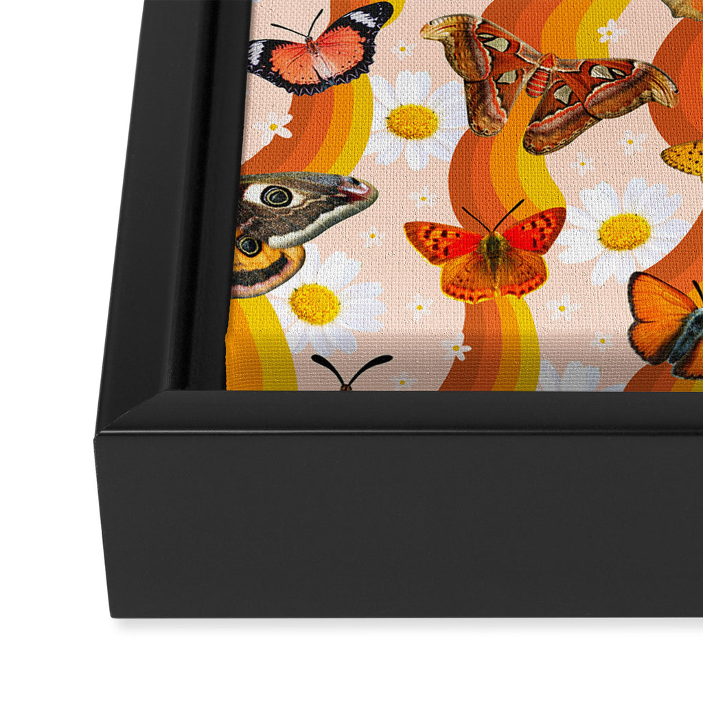 Butterfly Collage Print Framed Canvas Print Gallery Image 3