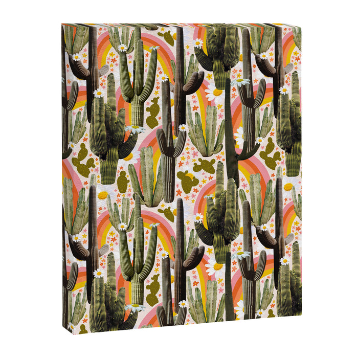Cactus Collage Print Canvas Print Gallery Image 1