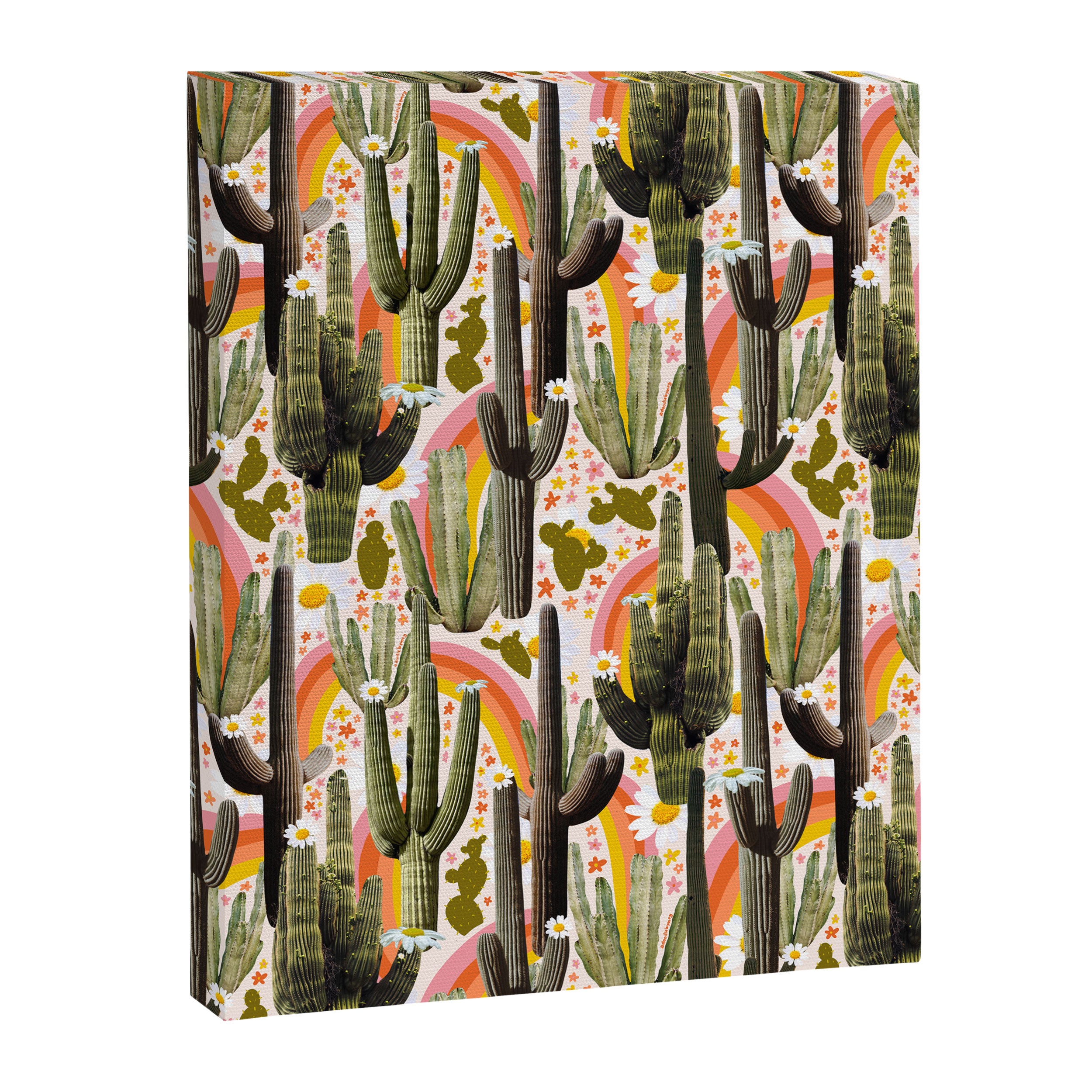Cactus Collage Print Canvas Print Gallery Image 8