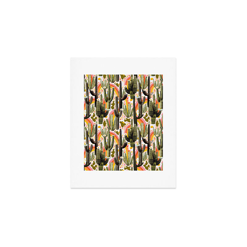 Cactus Collage Print Art Print Gallery Image 1