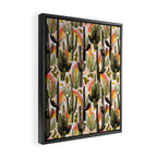Cactus Collage Print Framed Canvas Print Gallery Image 2