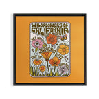 California Wildflowers Framed Canvas Print Gallery Image 3