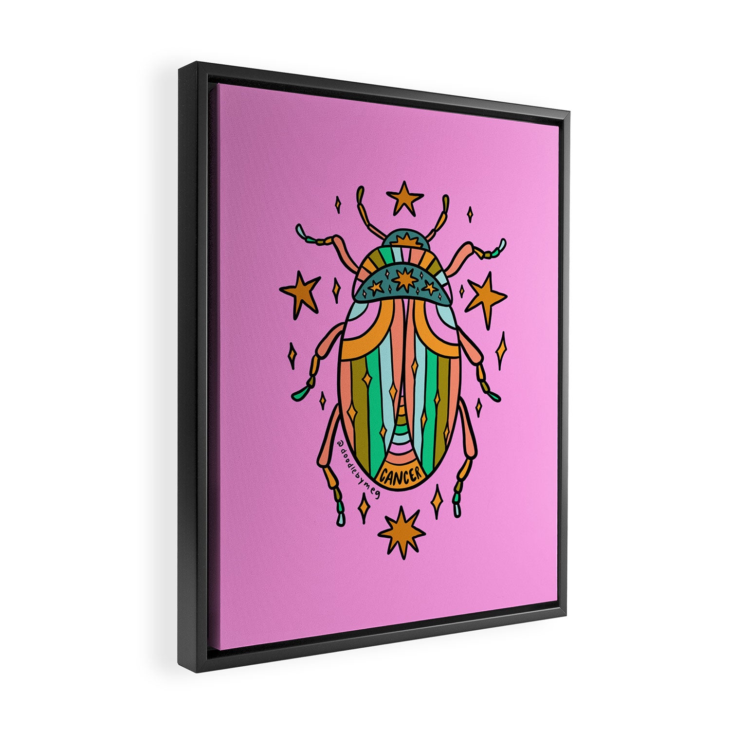 Cancer Beetle Framed Canvas Print Gallery Image 2