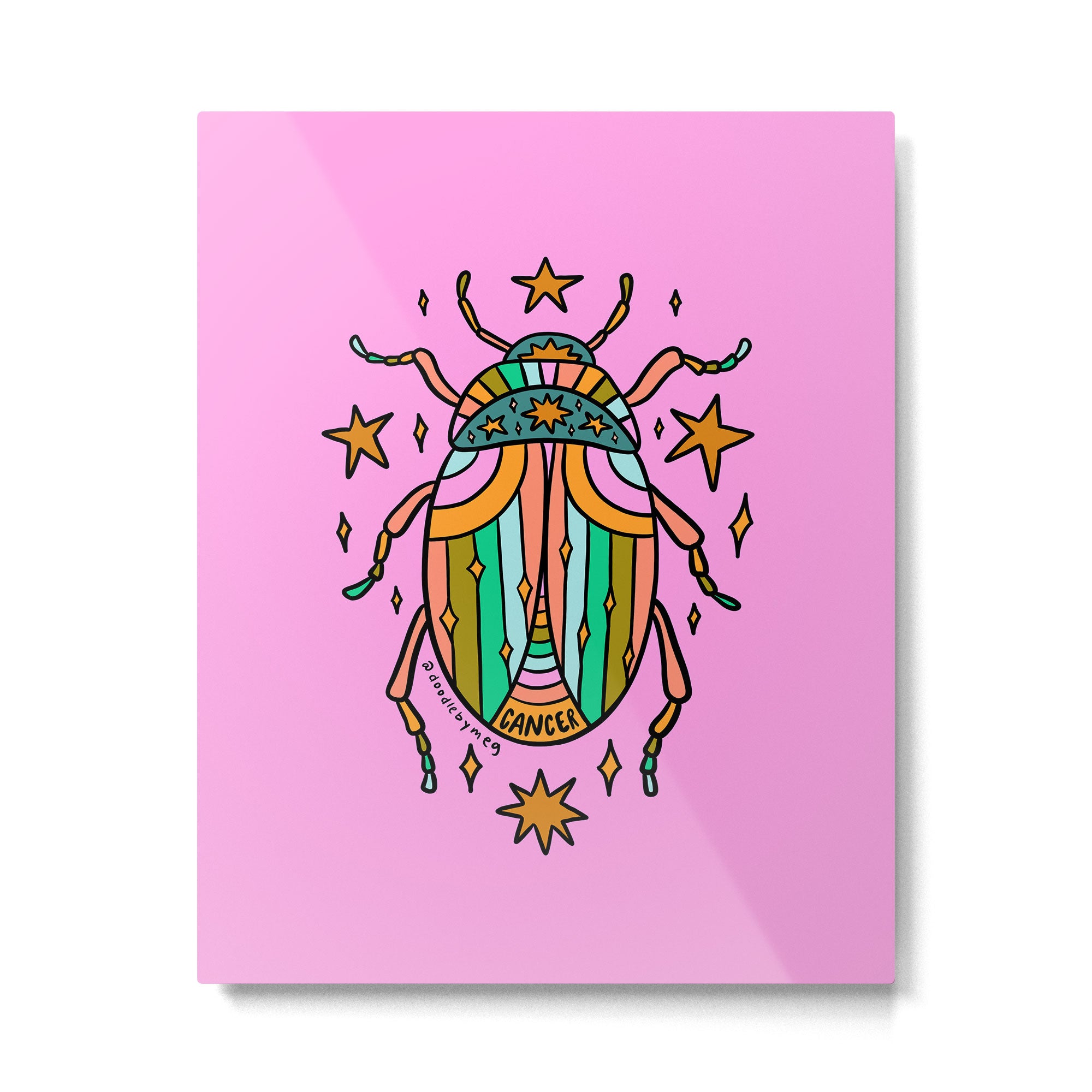 Cancer Beetle Metal Print Gallery Image 6