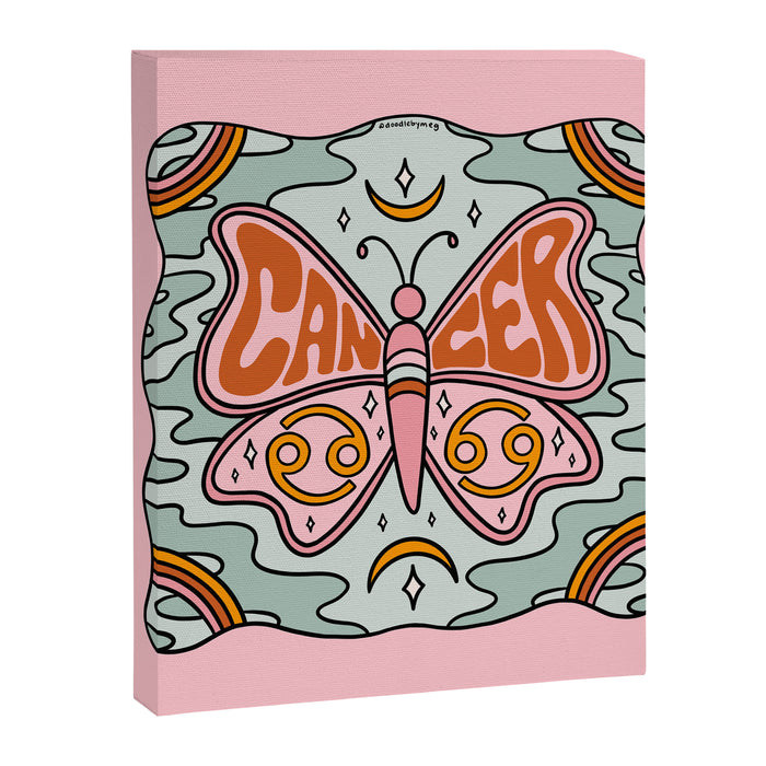 Cancer Butterfly Canvas Print Gallery Image 1