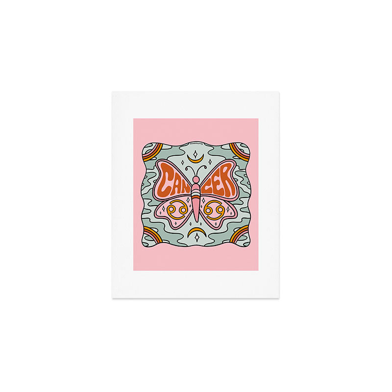 Cancer Butterfly Art Print Gallery Image 1