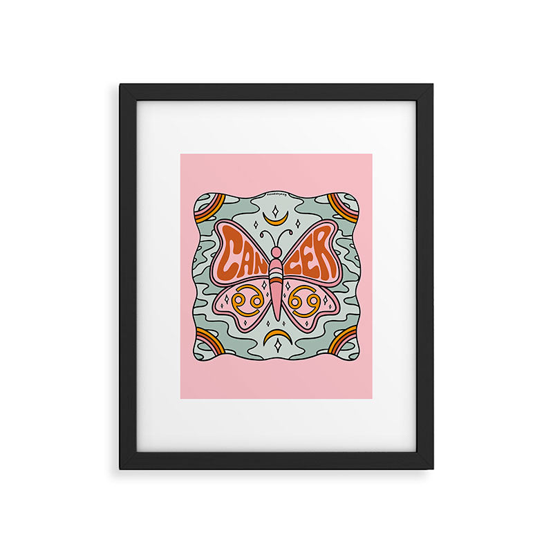 Cancer Butterfly Framed Art Print Gallery Image 6