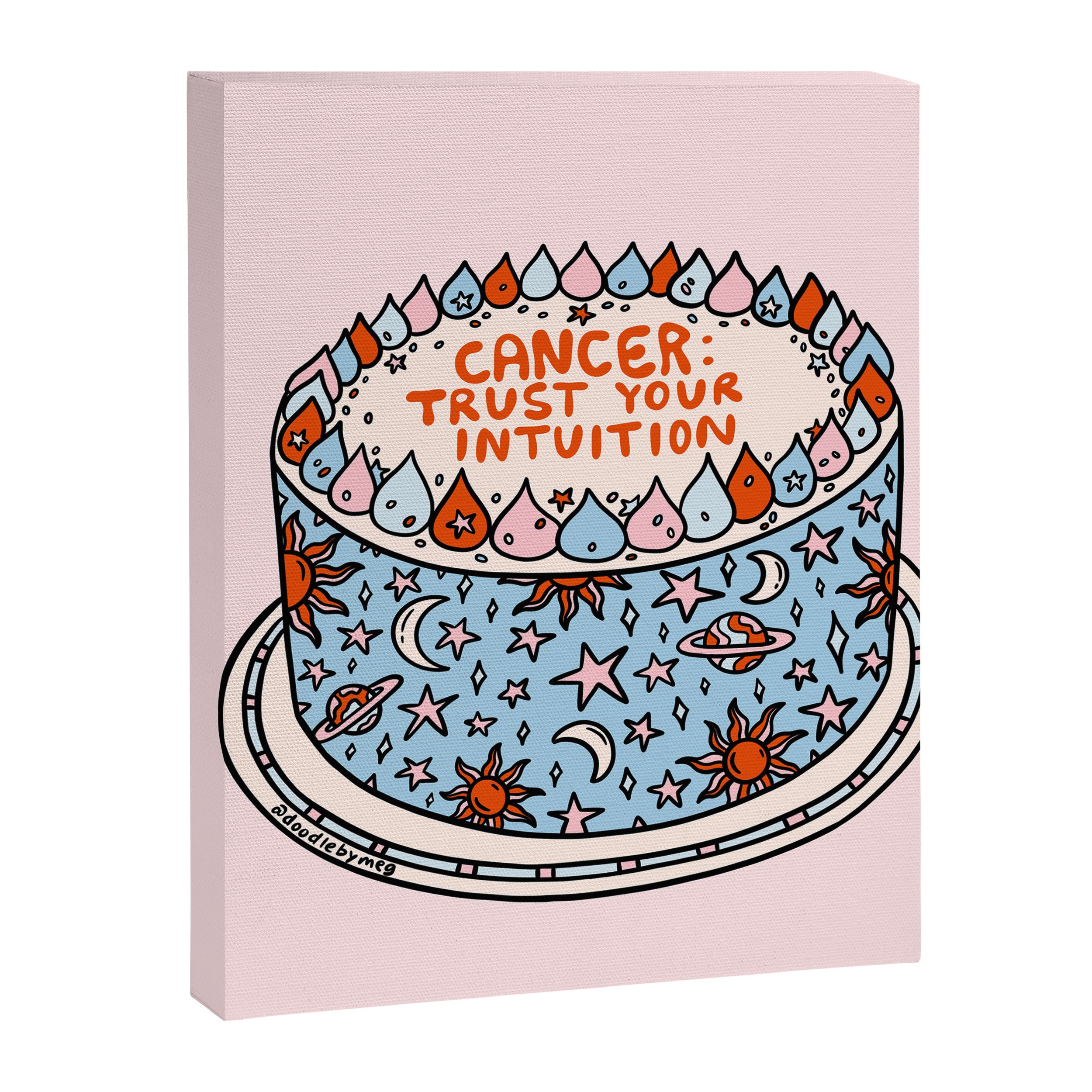 Cancer Cake Canvas Print Gallery Image 8