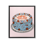 Cancer Cake Framed Canvas Print Gallery Image 8