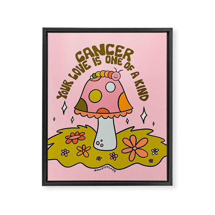 Cancer Caterpillar Framed Canvas Print Gallery Image 1