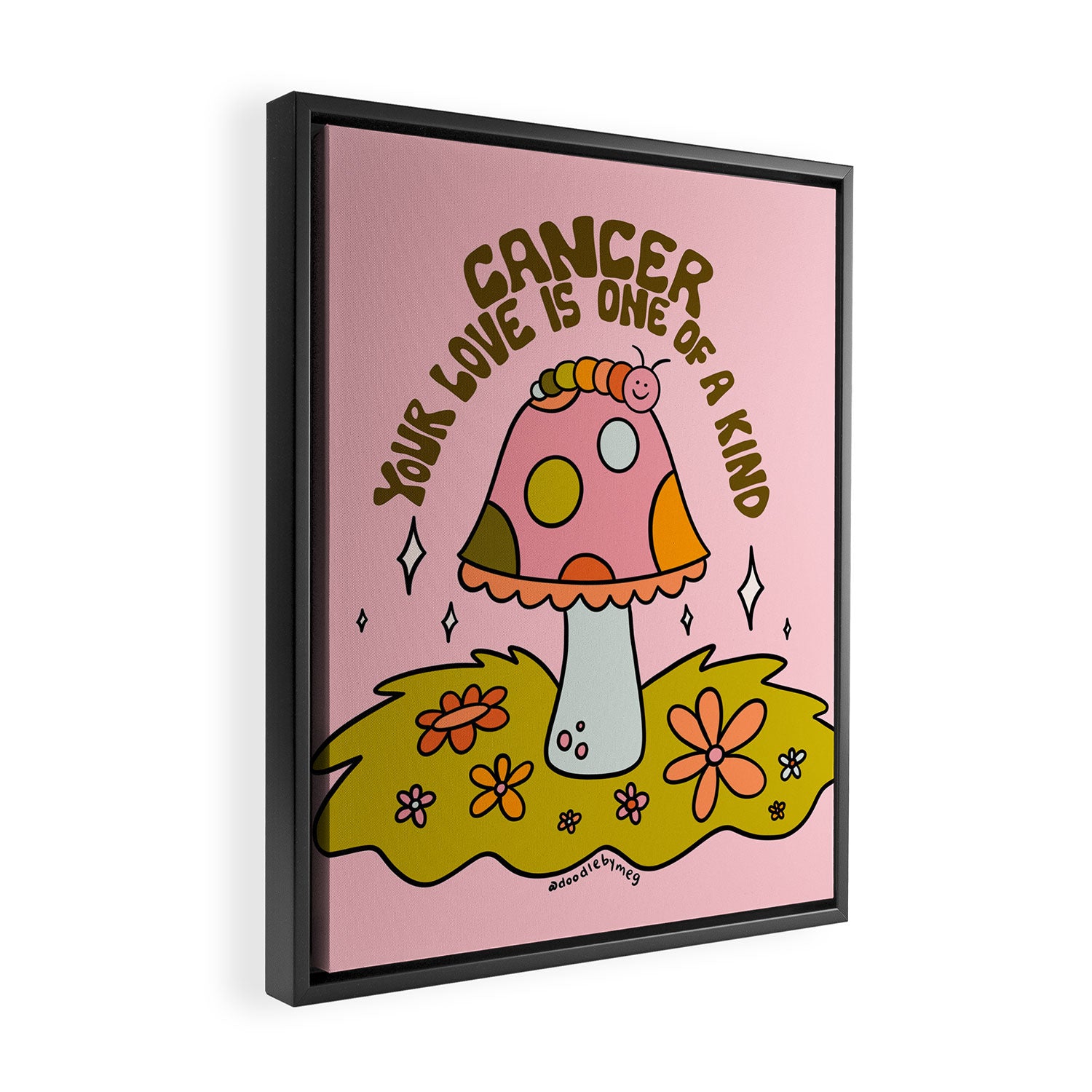 Cancer Caterpillar Framed Canvas Print Gallery Image 2