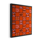 Cancer Checkered Print Framed Canvas Print Gallery Image 2