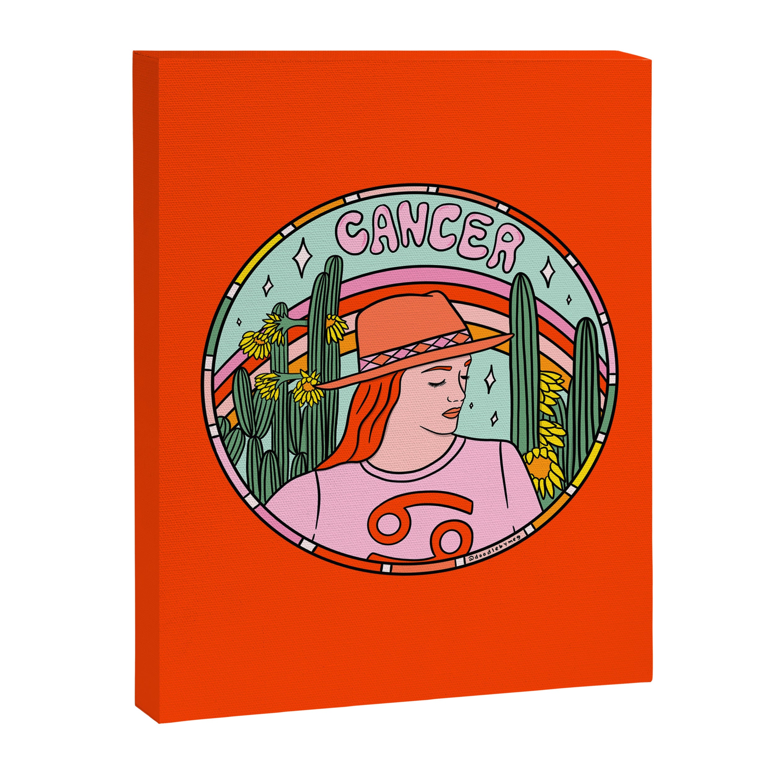 Cancer Cowgirl Canvas Print Gallery Image 8