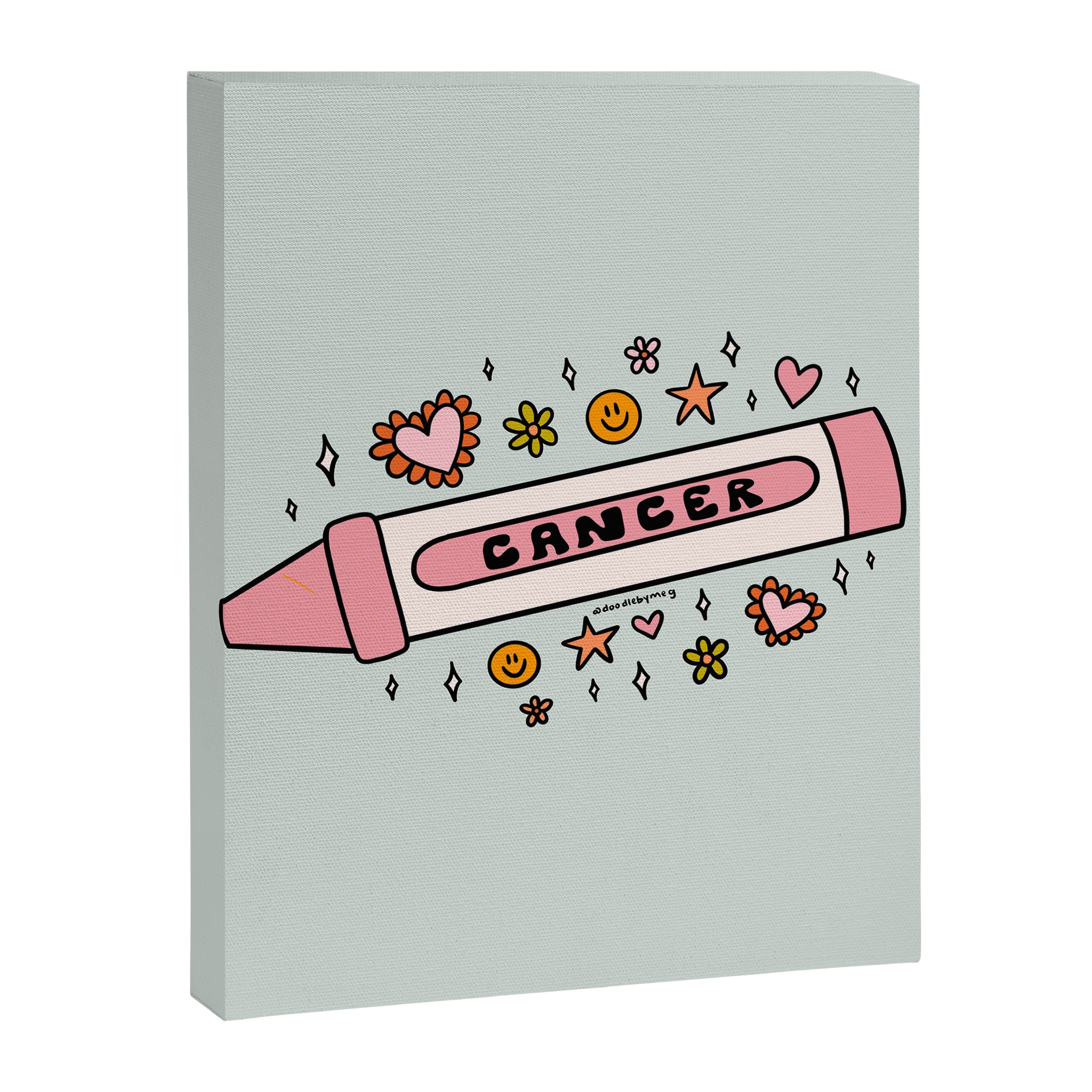 Cancer Crayon Canvas Print Gallery Image 8