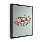 Cancer Crayon Framed Canvas Print Gallery Image 2