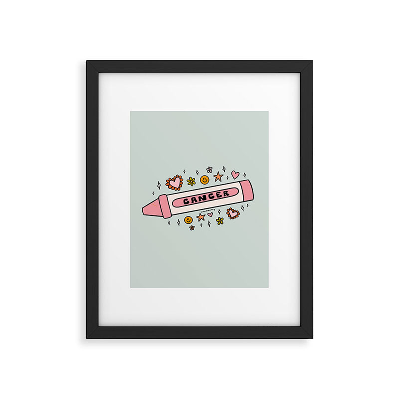Cancer Crayon Framed Art Print Gallery Image 6