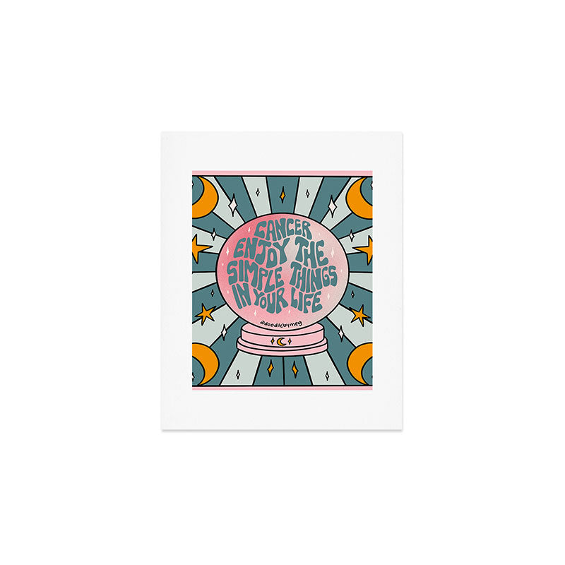 Cancer Crystal Ball Art Print Gallery Image 1