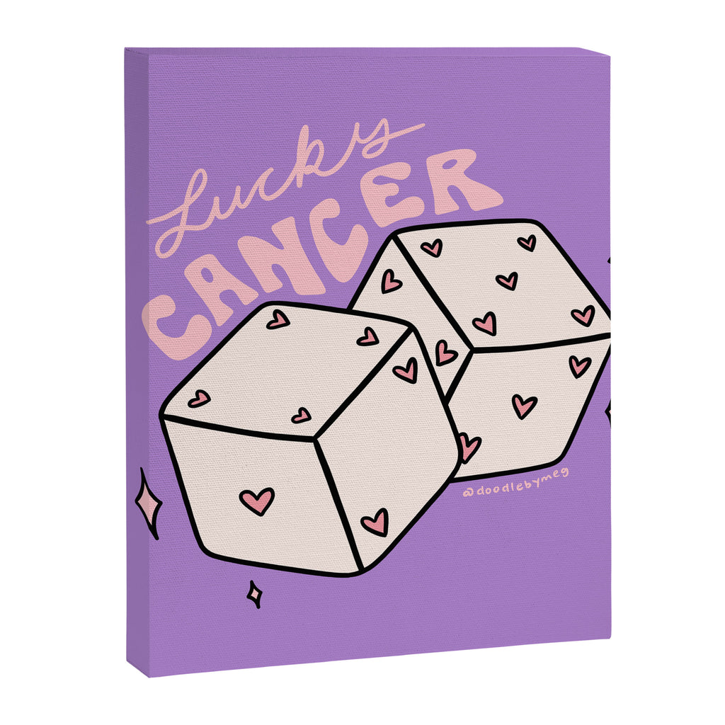 Cancer Dice Canvas Print Gallery Image 8