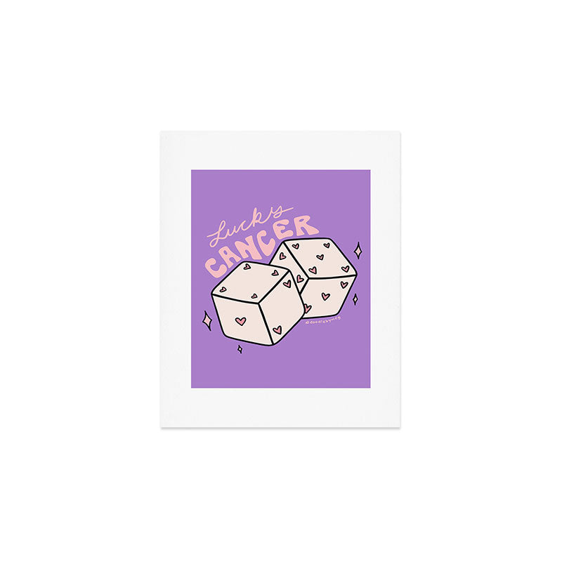 Cancer Dice Art Print Gallery Image 1