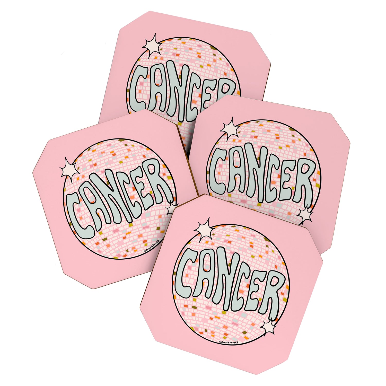 Cancer Disco Ball Coaster Gallery Image 1