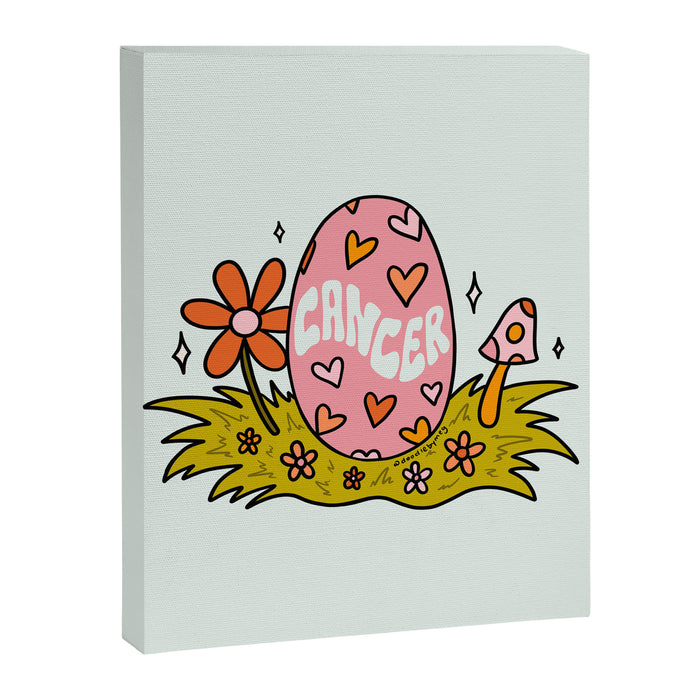 Cancer Easter Egg Canvas Print Gallery Image 1