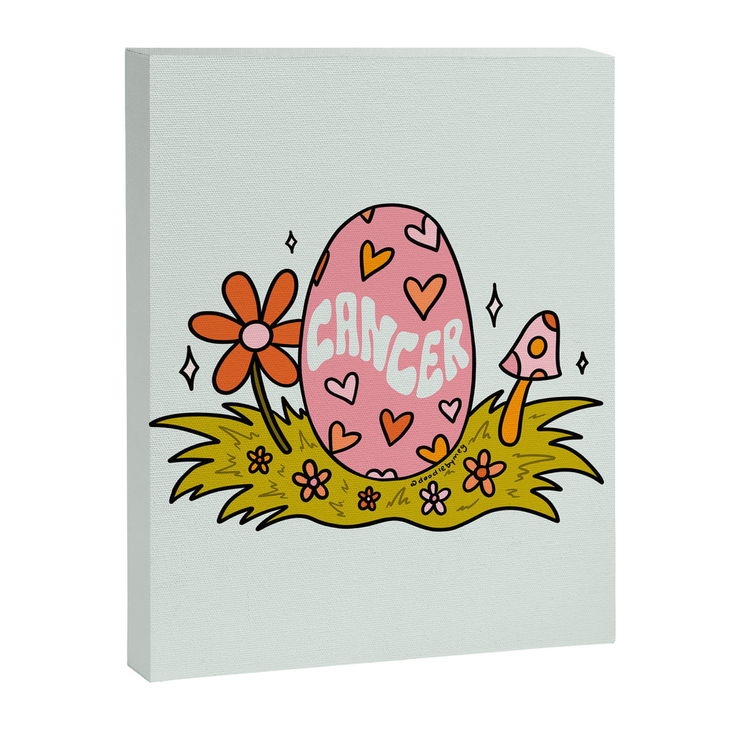 Cancer Easter Egg Canvas Print Gallery Image 8